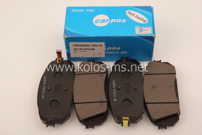 PAD KIT-FR BRAKE / 581014DB00. КИА АВТОЧАСТИ
